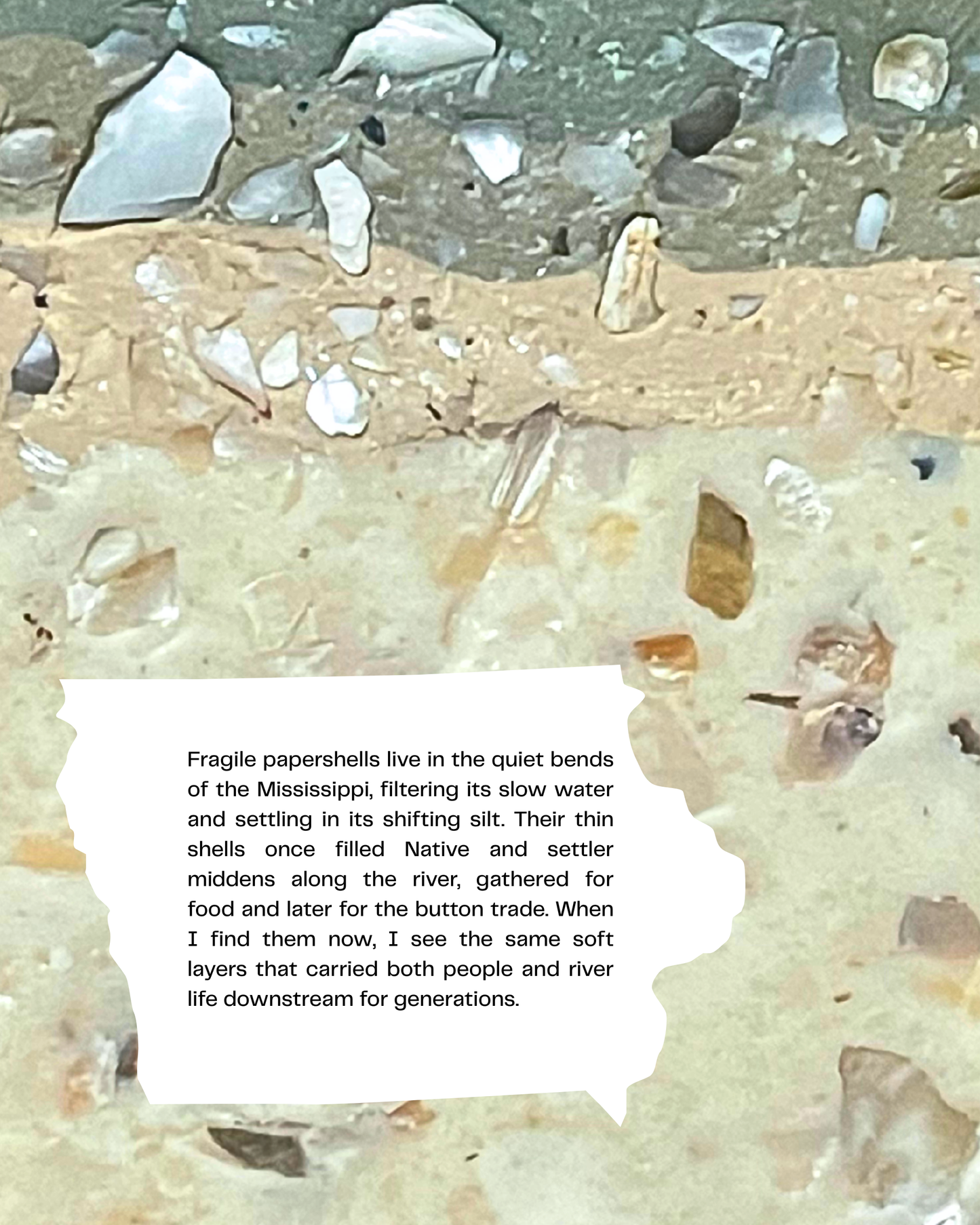 fragile papershell infused clay