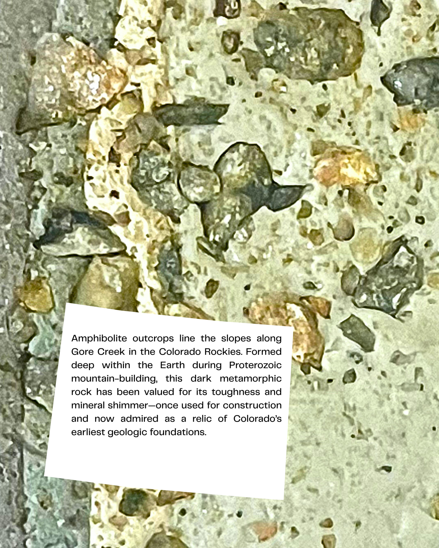 gore creek amphibolite infused clay