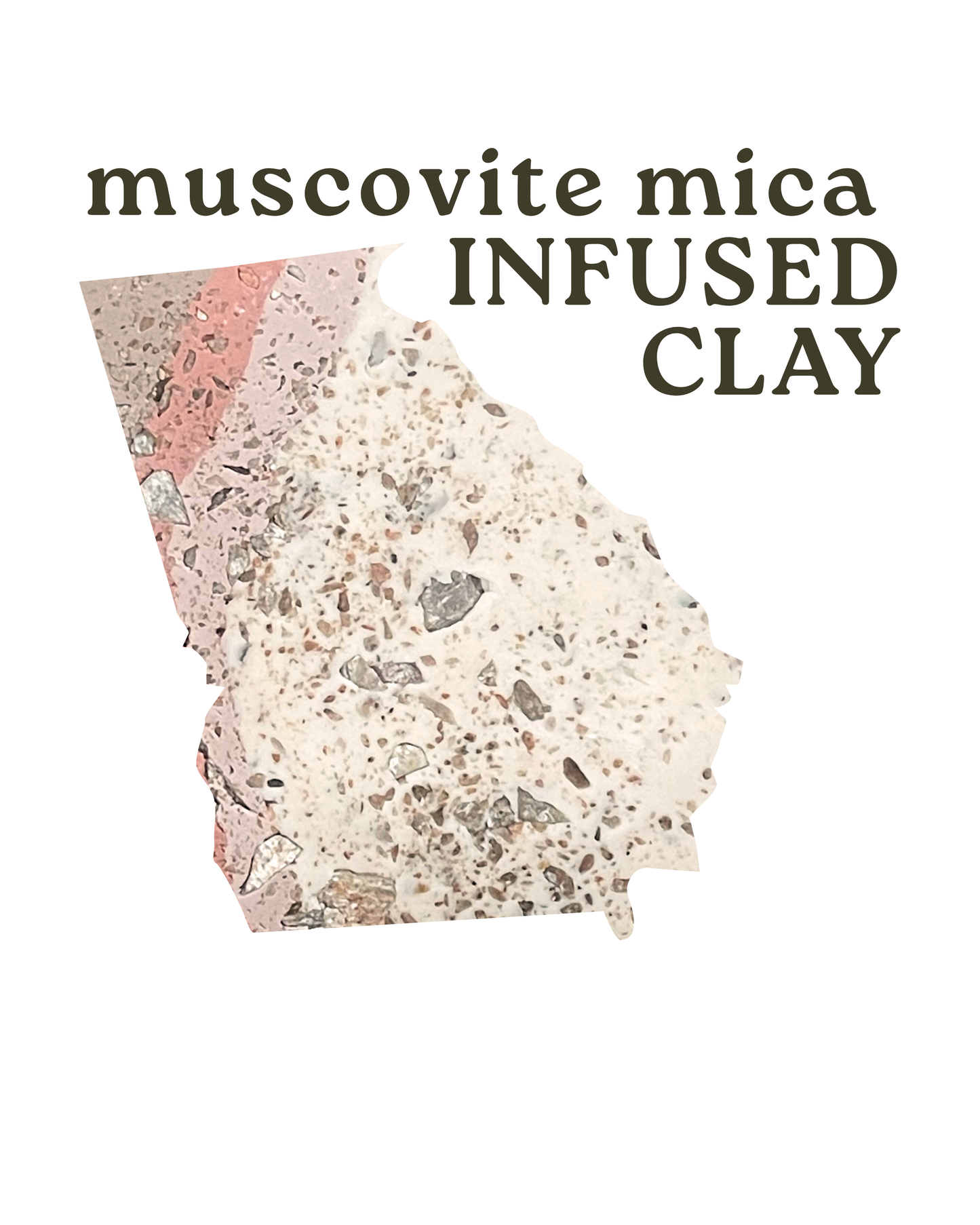 muscovite mica infused clay
