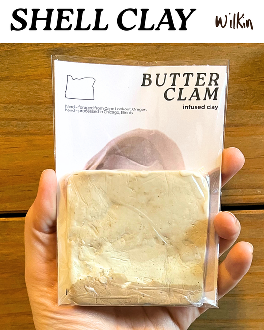 butter clam infused clay