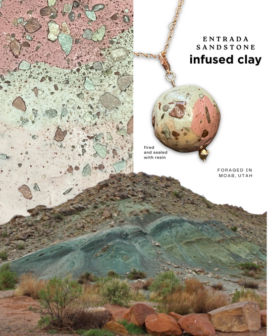 entrada sandstone infused clay