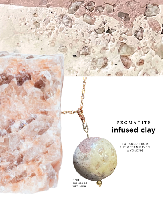 pegmatite infused clay