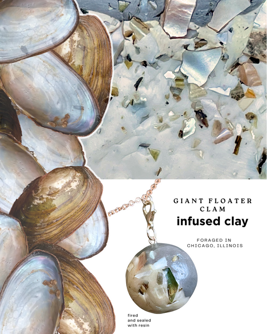 giant floater clam clay