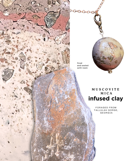 muscovite mica infused clay