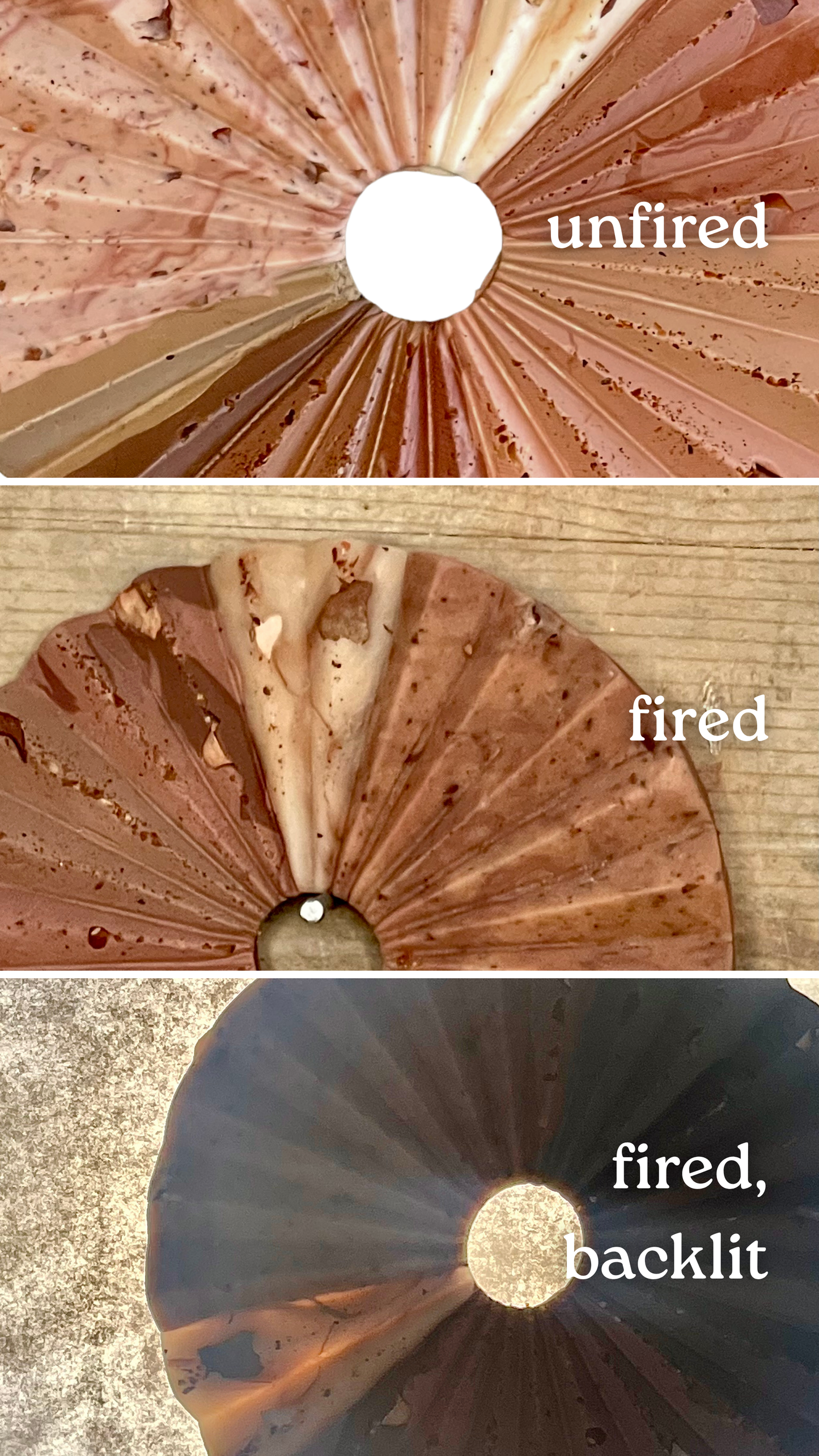 red jasper infused clay