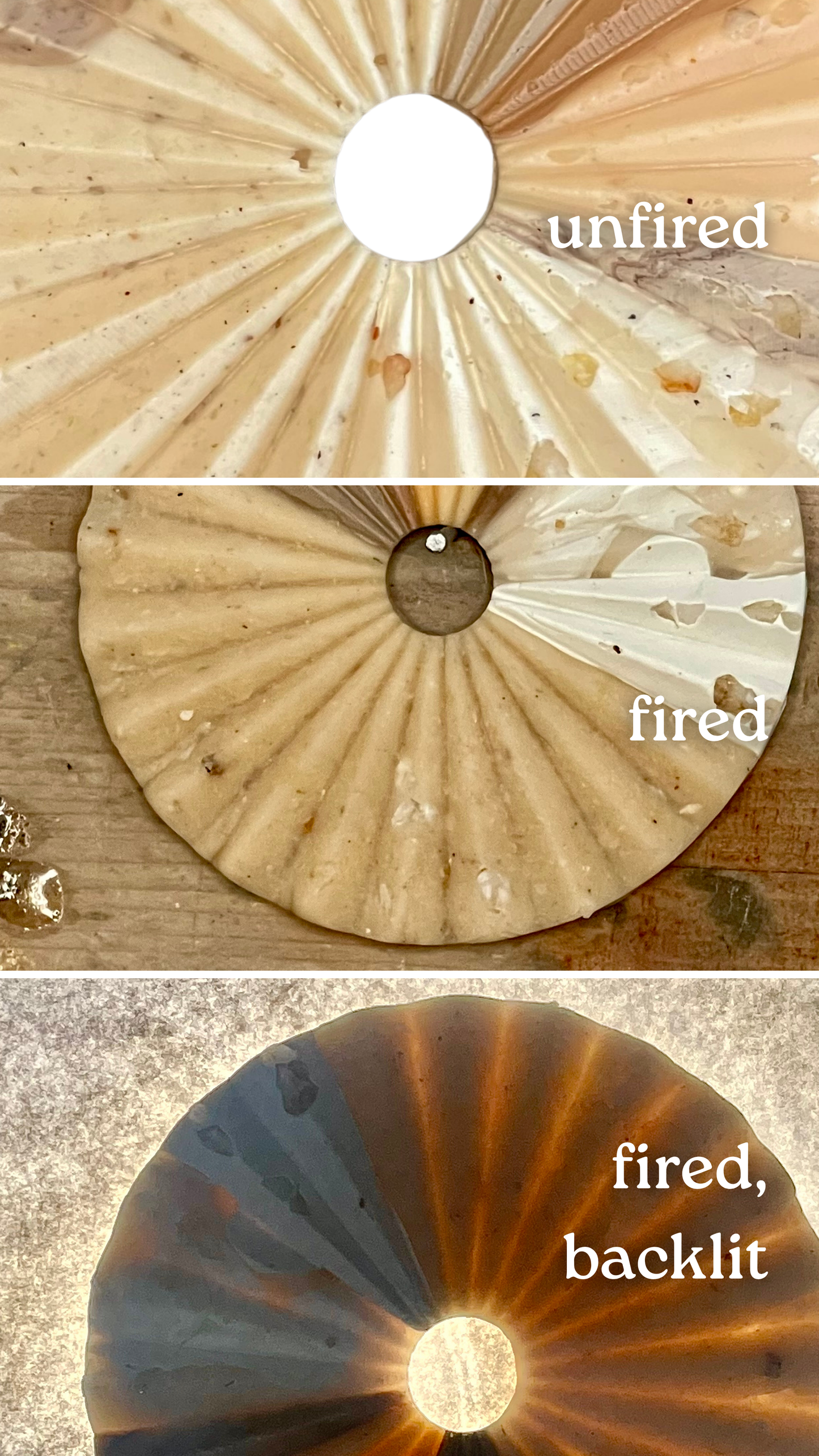 fire quartz infused clay