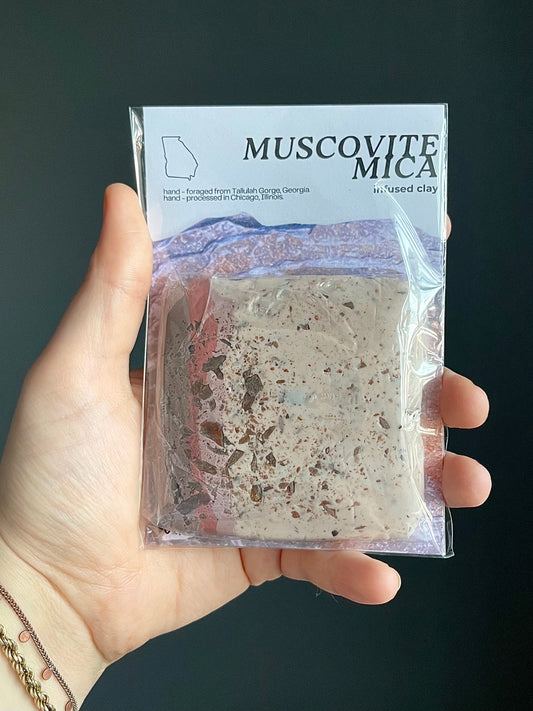 muscovite mica infused clay