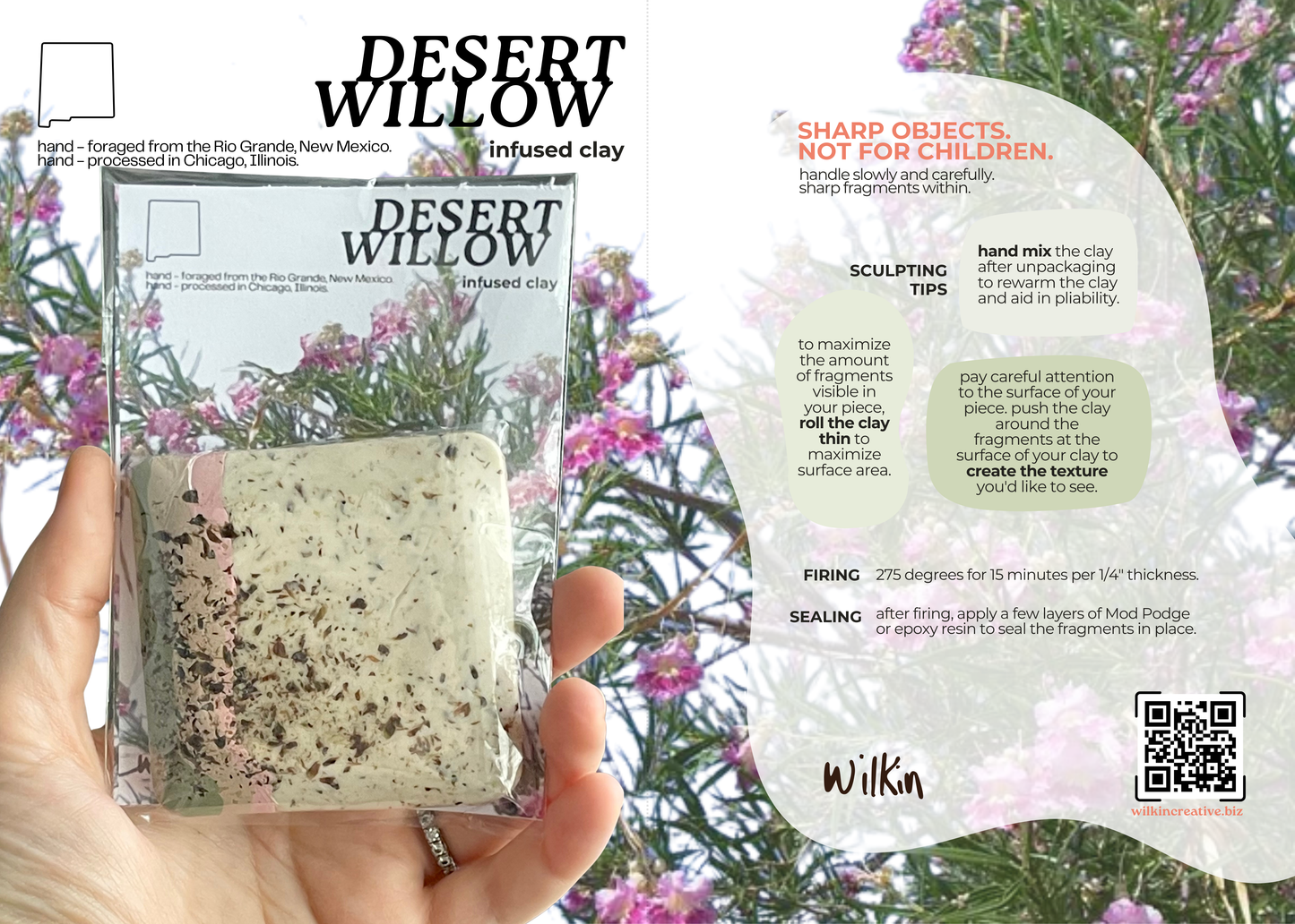 Southwest Desert Stone & Seed Clay Set