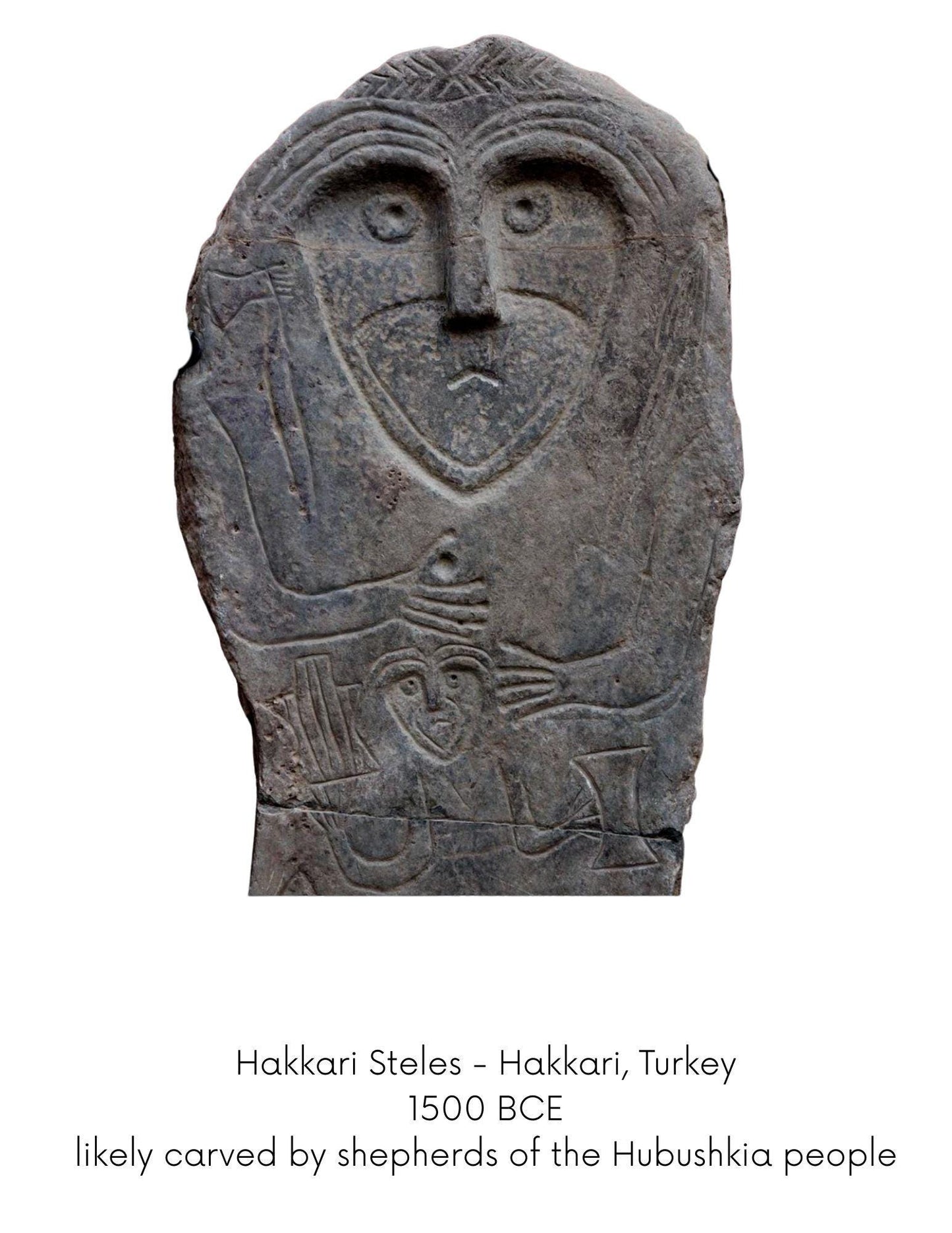 Debby the Guardian of the Lineage – Hand-Sculpted Female Gargoyle – Inspired by Kurgan Stelae – Clay & Ozark Quartz