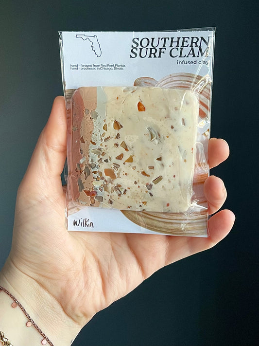southern surf clam infused clay