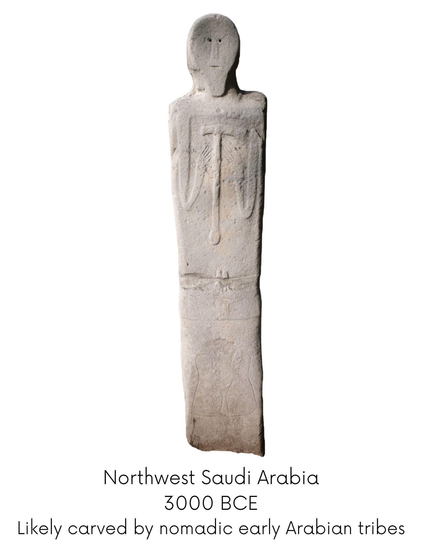 Todd the Tall Watcher – Hand-Sculpted Guardian Gargoyle – Inspired by Kurgan Stelae – Clay & Virginia Green Jasper