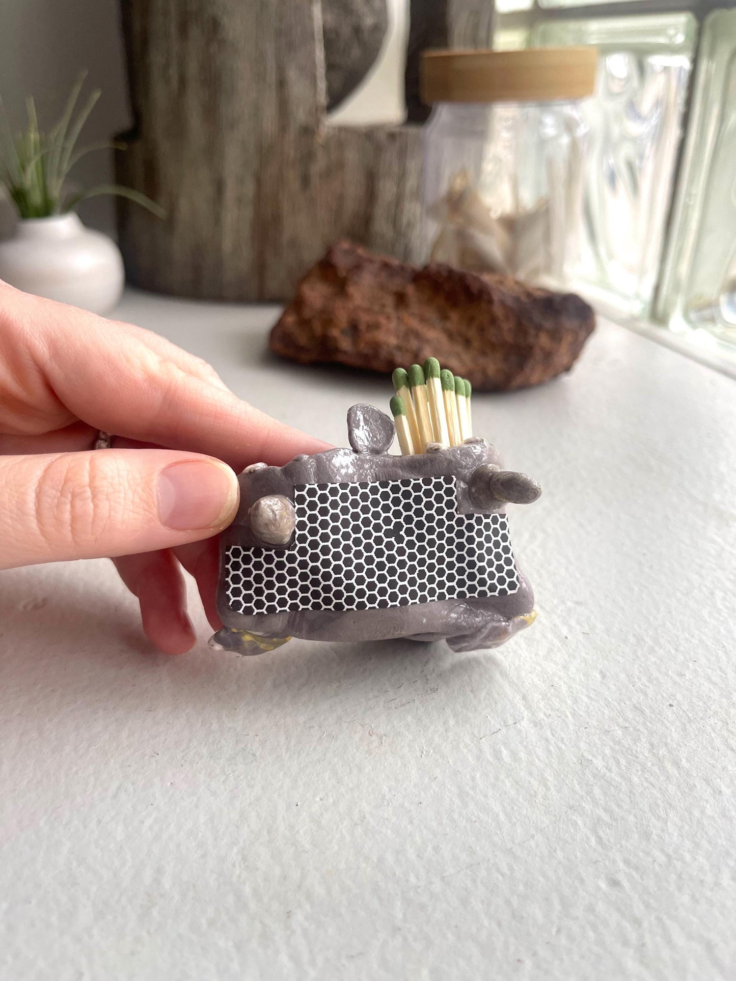 Gemini Monster Match Holder: Trinket Dish with Striker