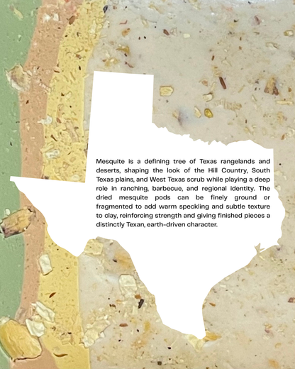 mesquite tree infused clay