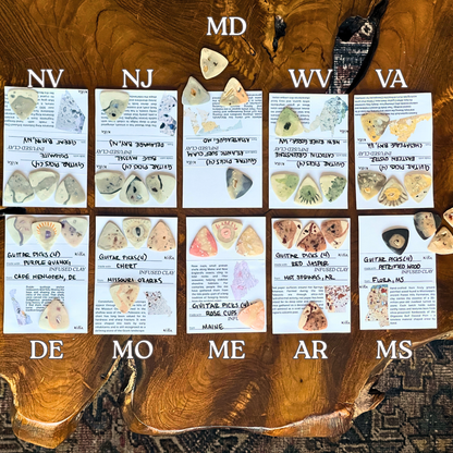 GUITAR PICKS - choose your clay