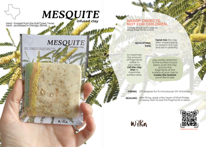 mesquite tree infused clay