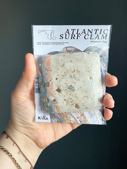 atlantic surf clam infused clay