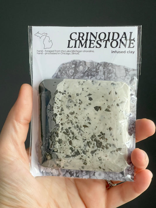 crinoidal limestone infused clay