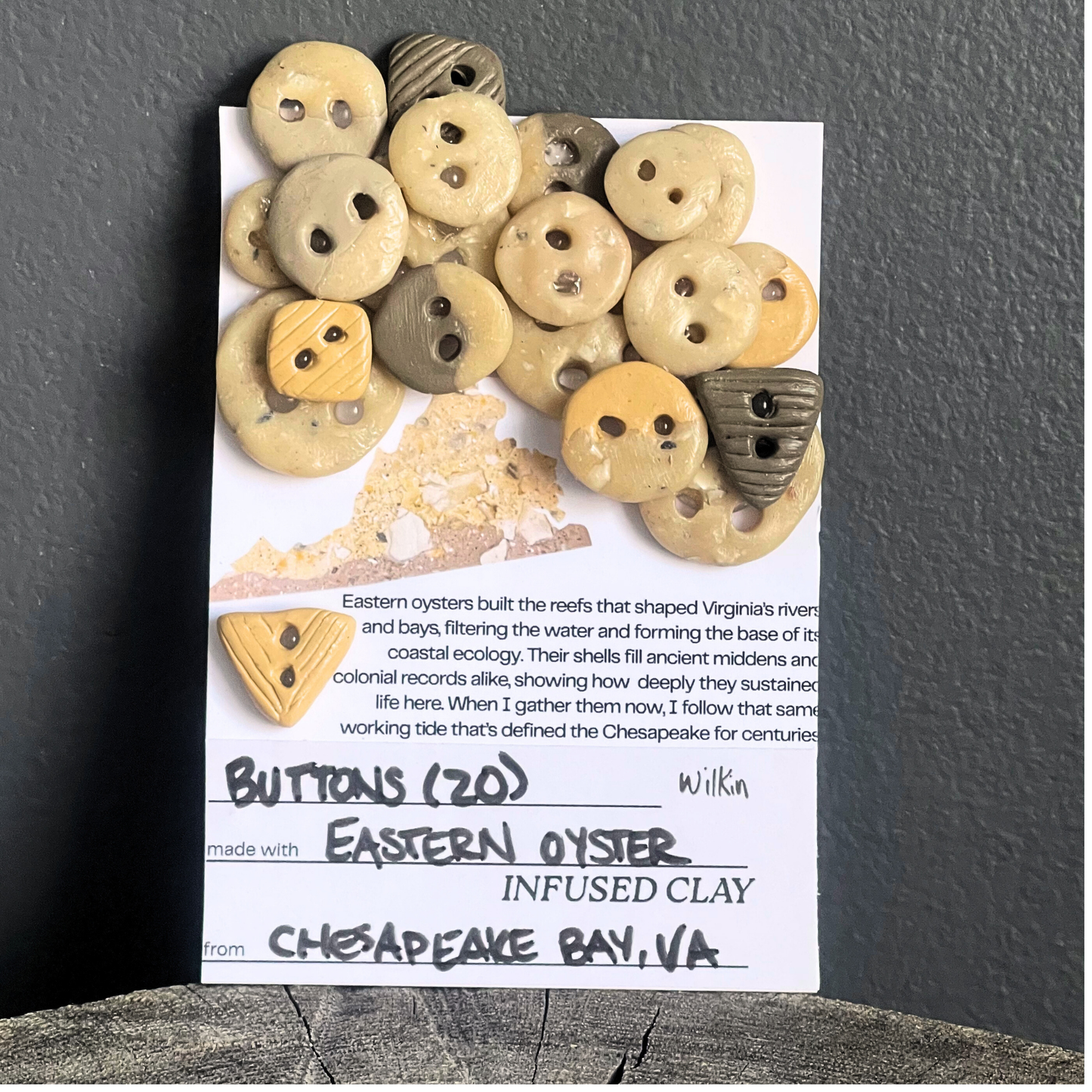 BUTTONS - choose your clay