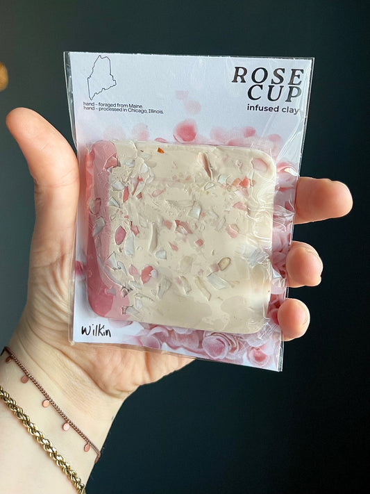 rose cup infused clay