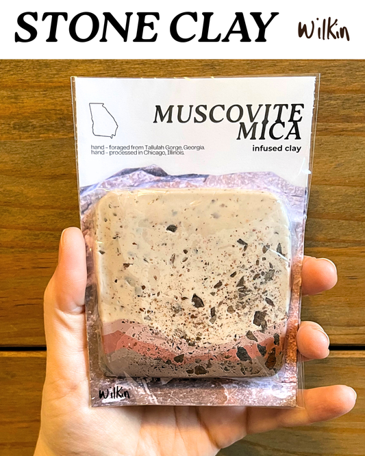 muscovite mica infused clay