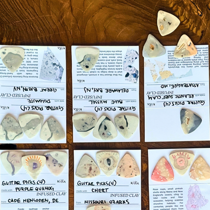 GUITAR PICKS - choose your clay