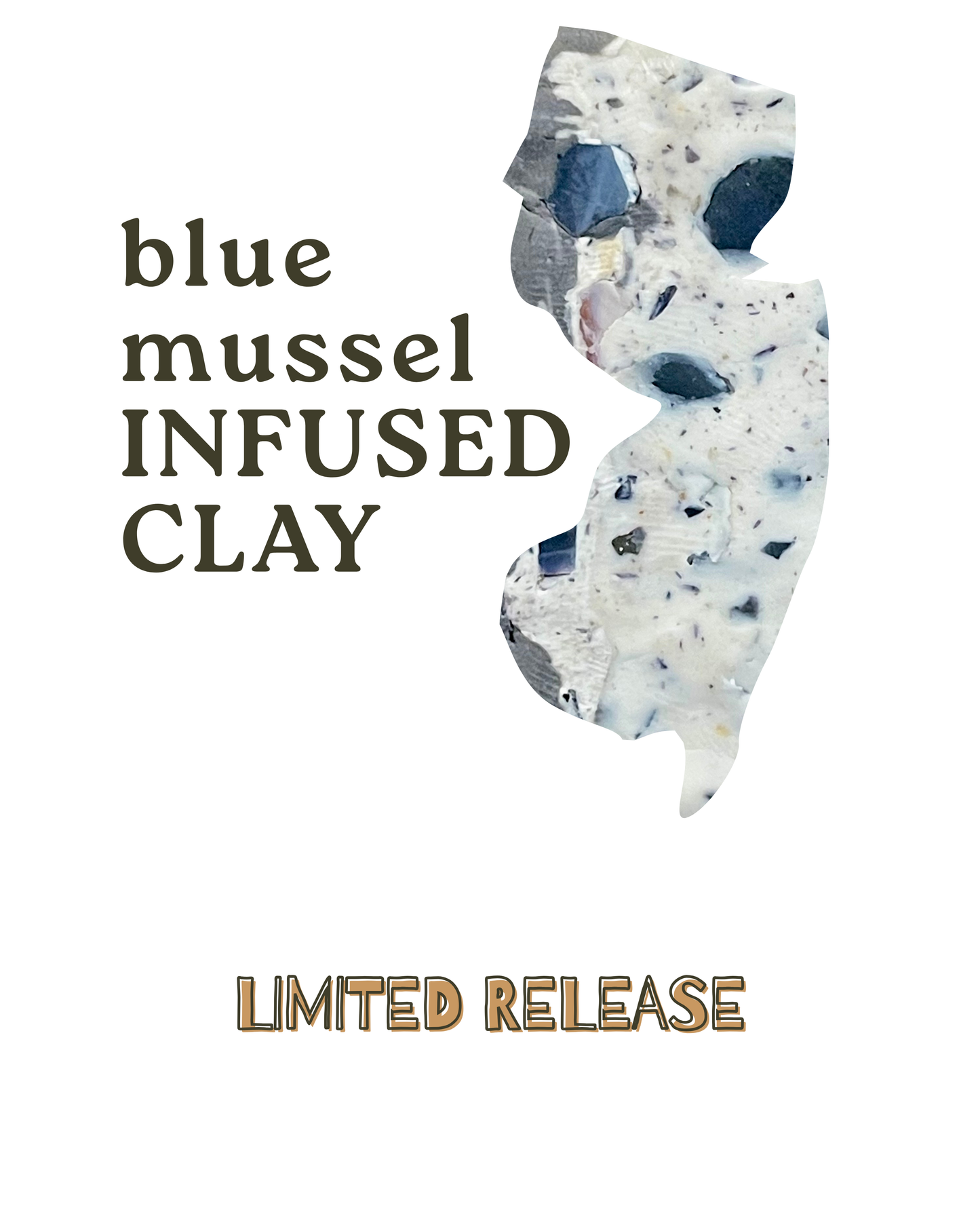 blue mussel infused clay