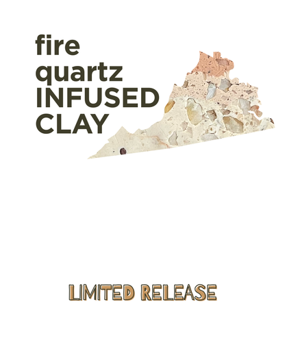 fire quartz infused clay