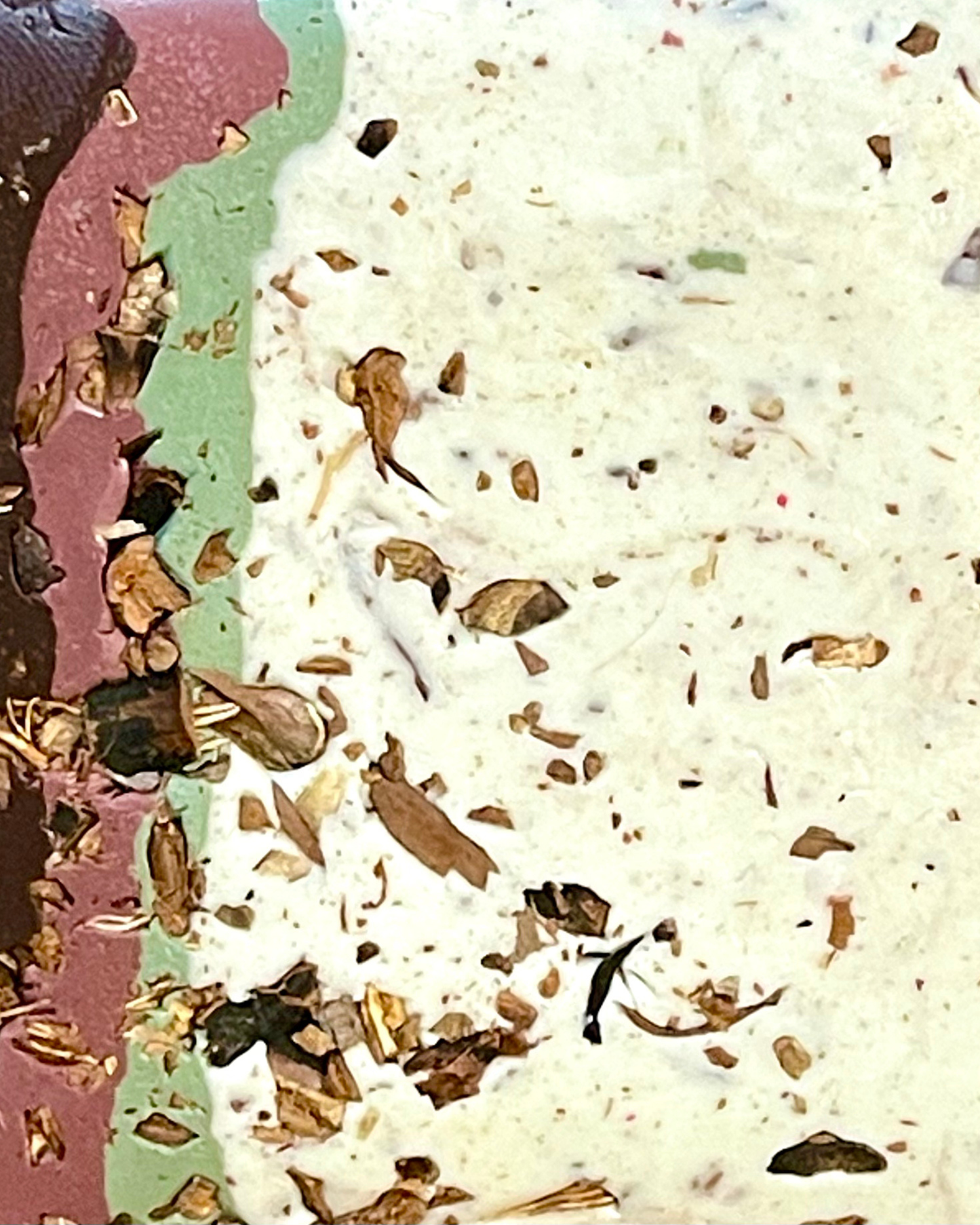 red pine infused clay