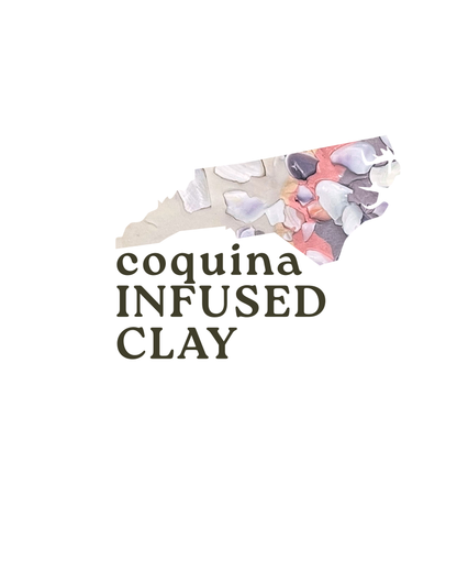 coquina shell infused clay