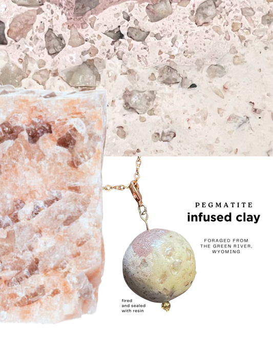 pegmatite infused clay