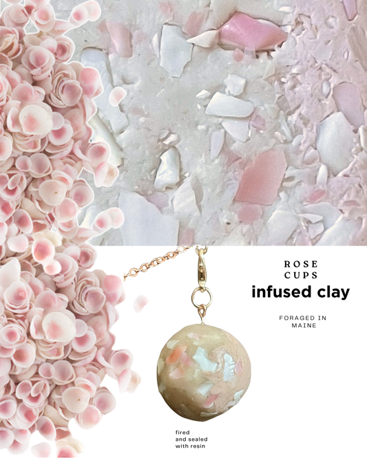 rose cup infused clay