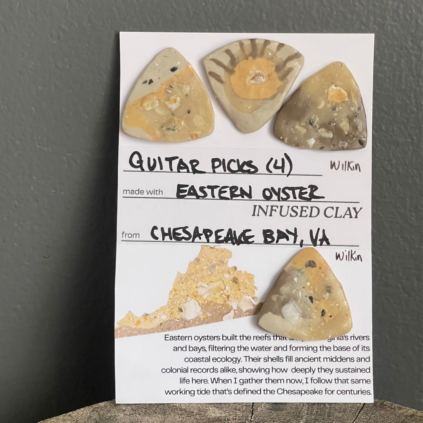 GUITAR PICKS - choose your clay