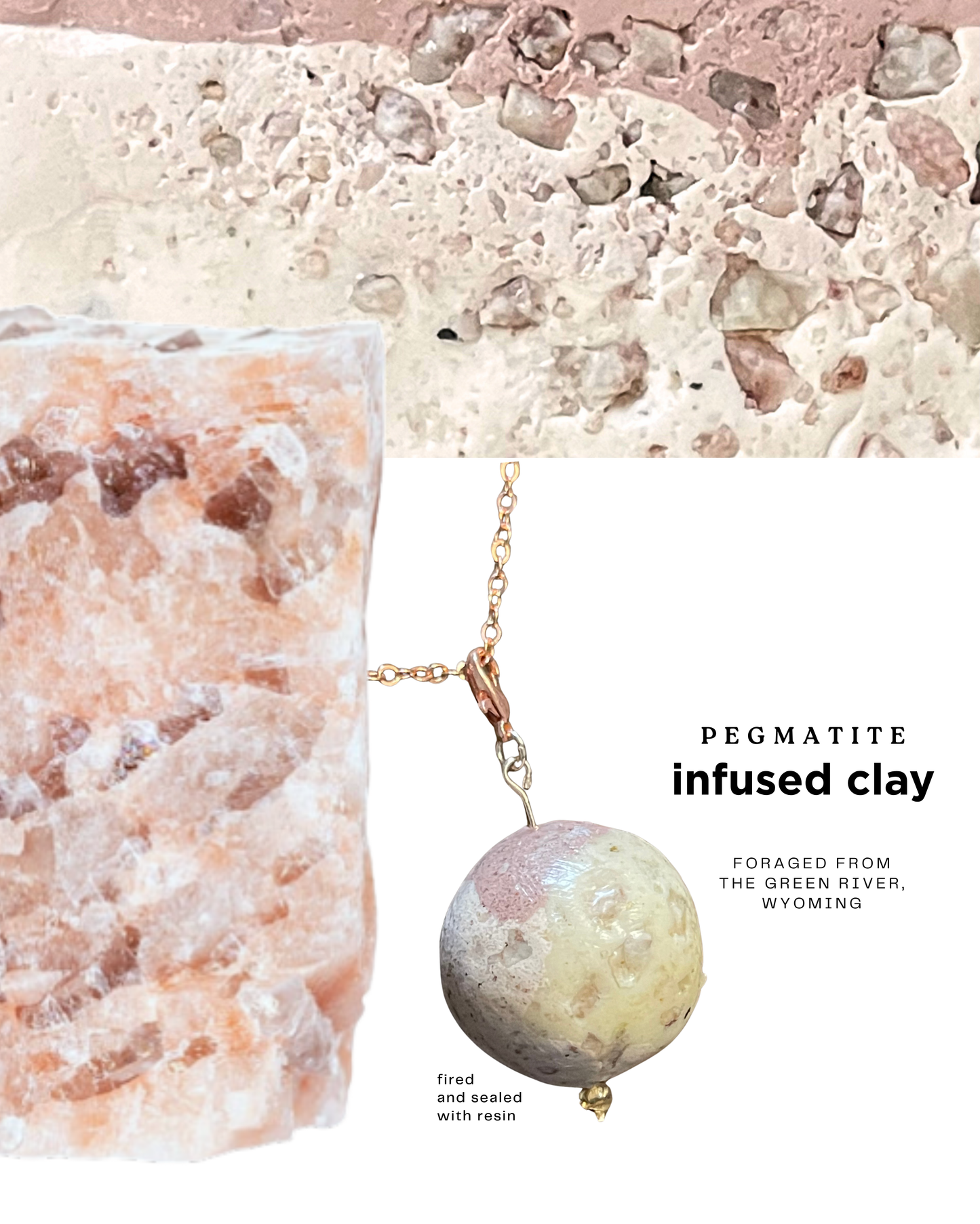 pegmatite infused clay