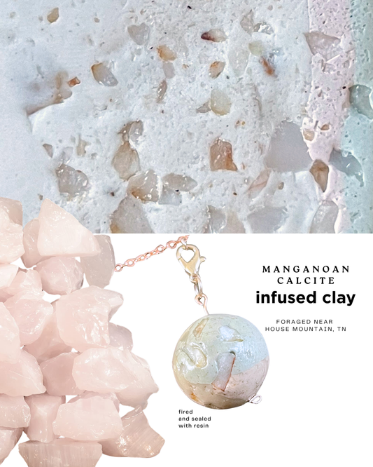 manganoan calcite infused clay