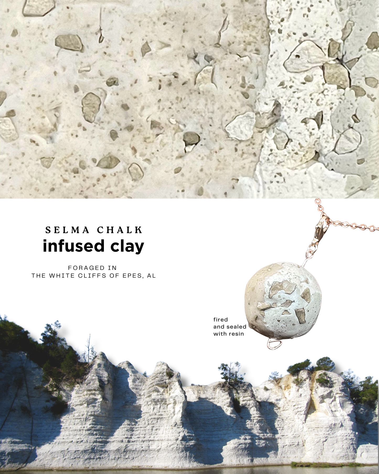 selma chalk infused clay