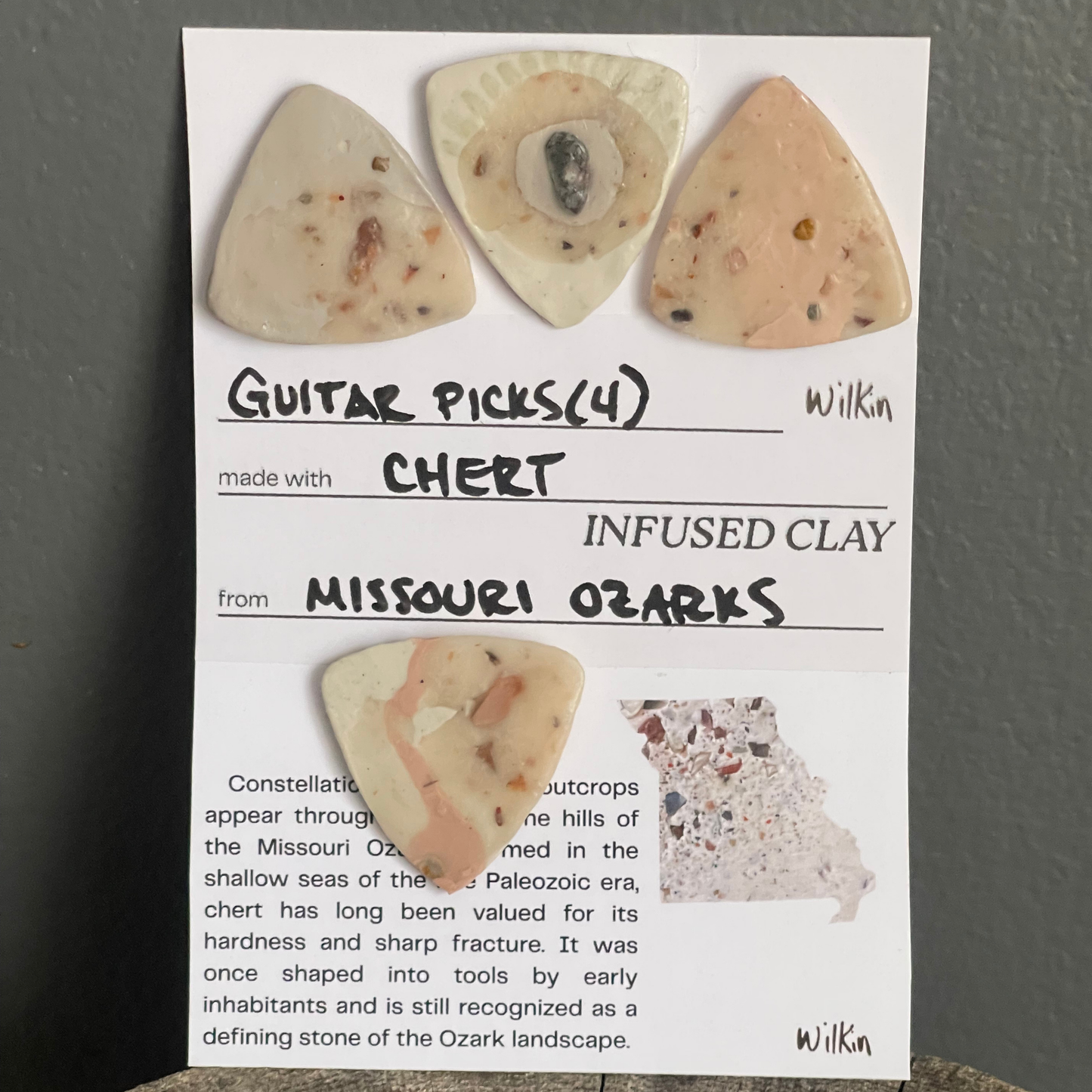 GUITAR PICKS - choose your clay