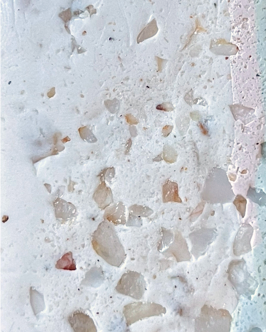 pink quartz infused clay