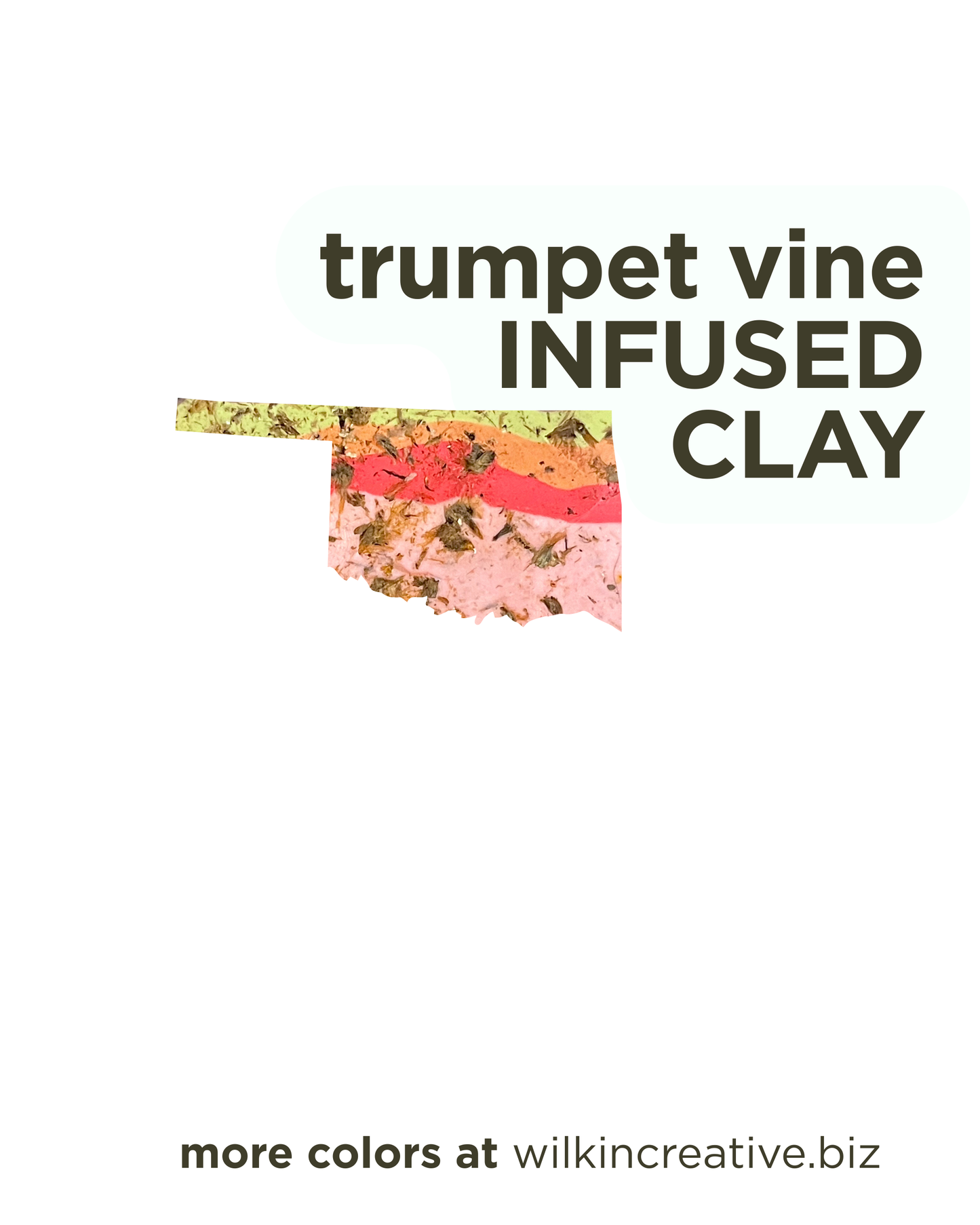 trumpet vine infused clay