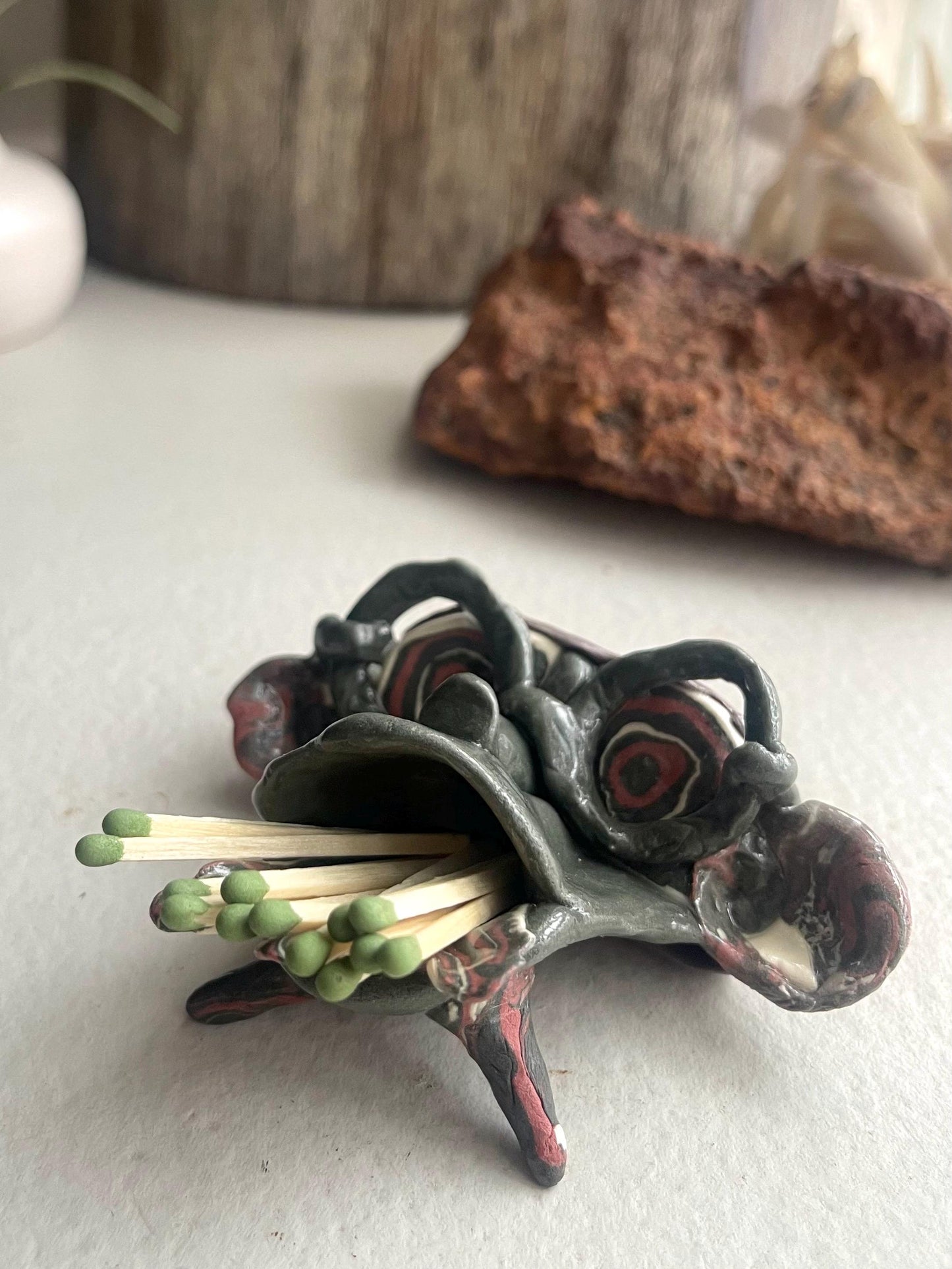 Monster Match Holder: Trinket Dish with Striker