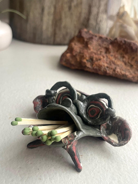 Monster Match Holder: Trinket Dish with Striker