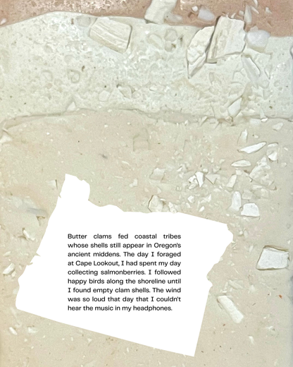 butter clam infused clay