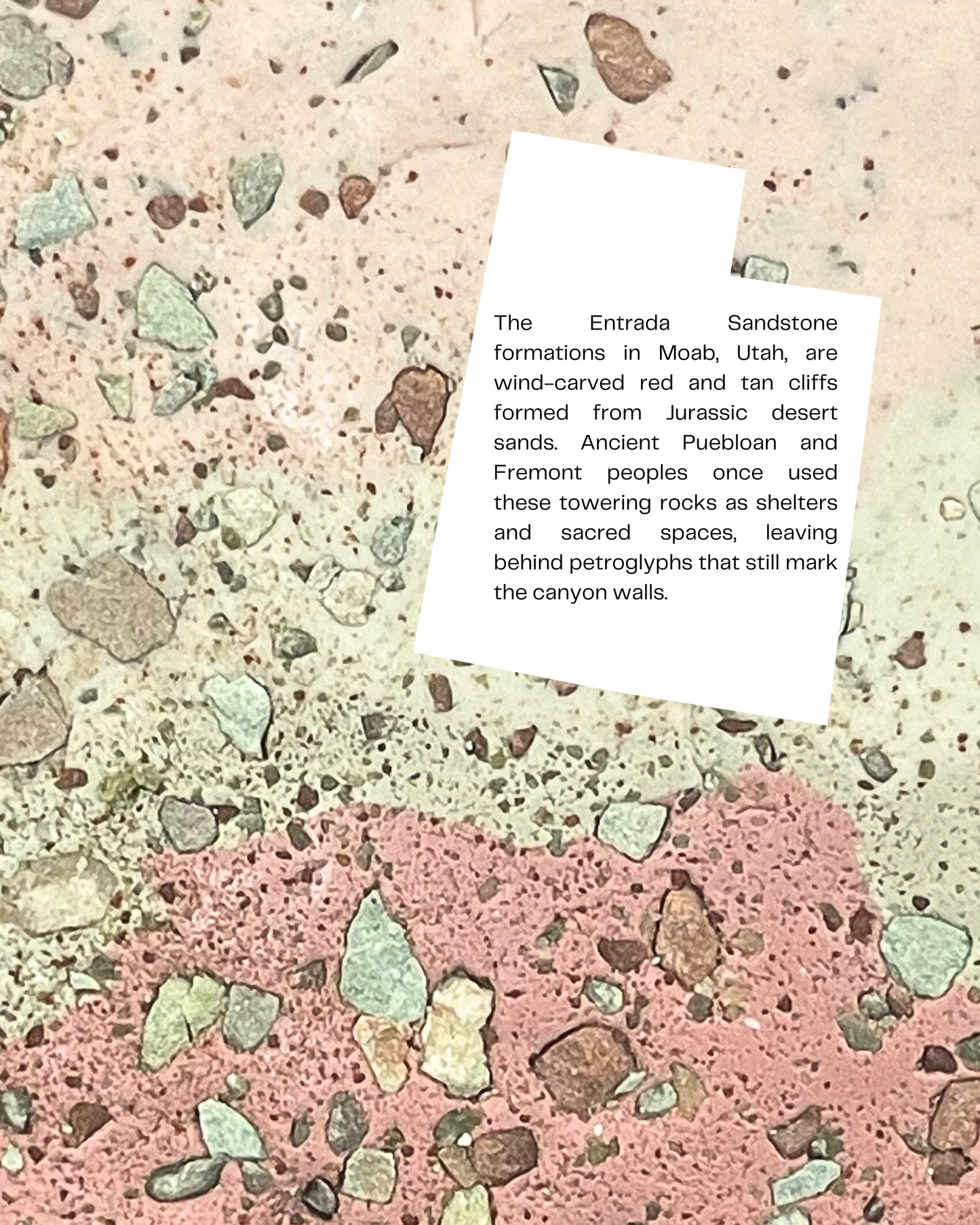 entrada sandstone infused clay