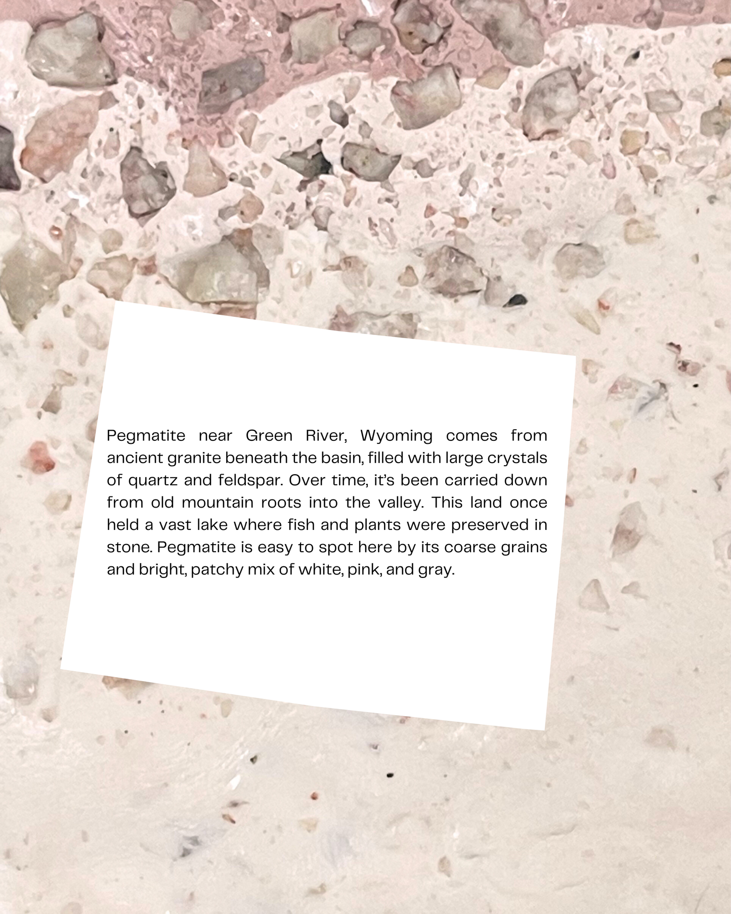 pegmatite infused clay