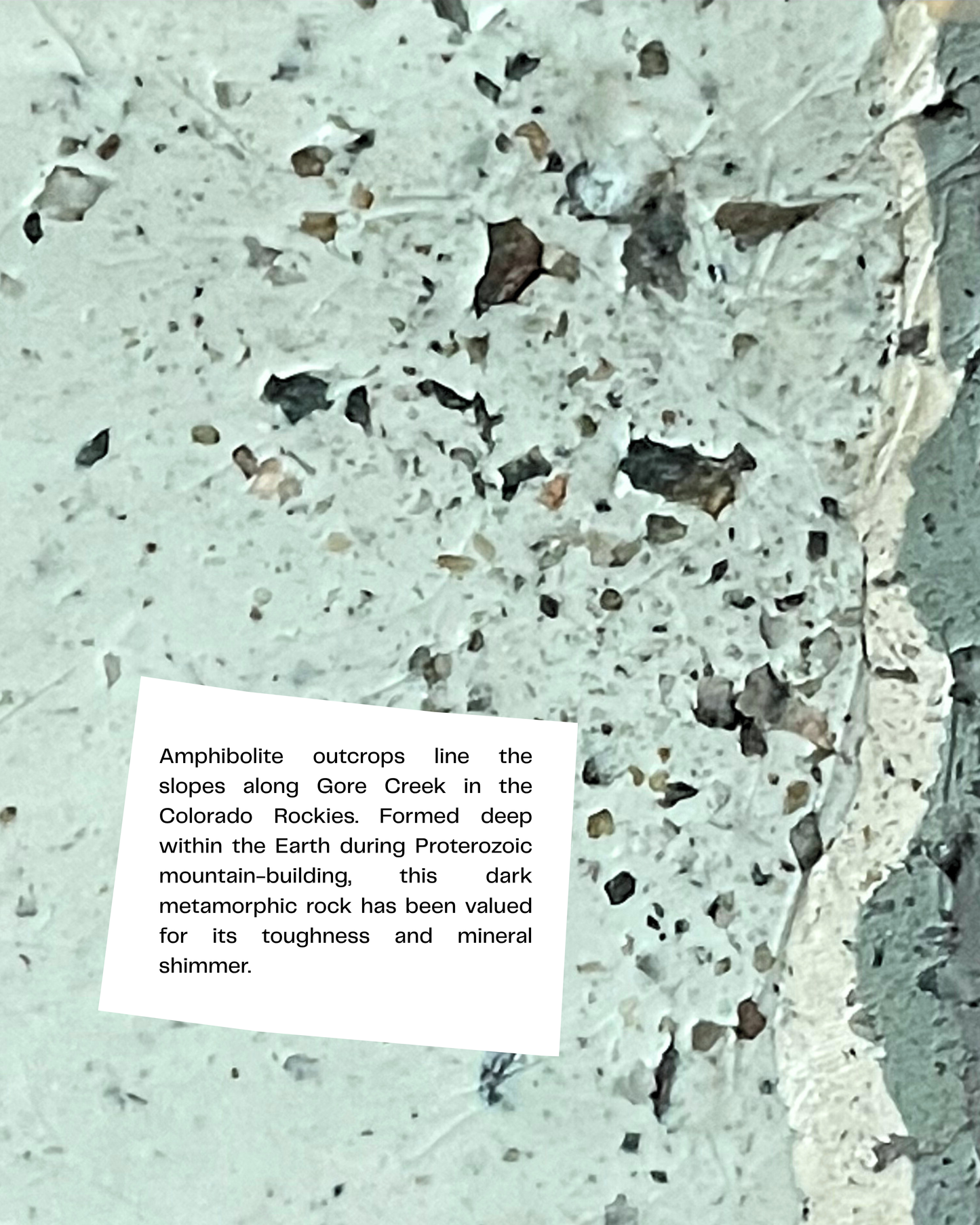 gore creek amphibolite infused clay