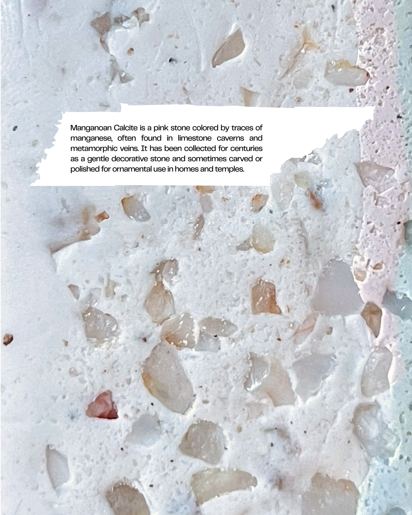 manganoan calcite infused clay