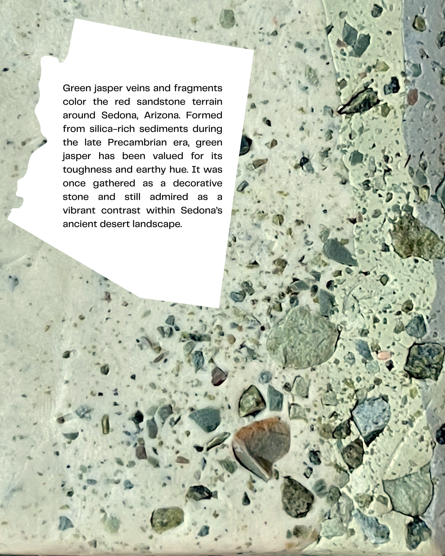 green jasper infused clay