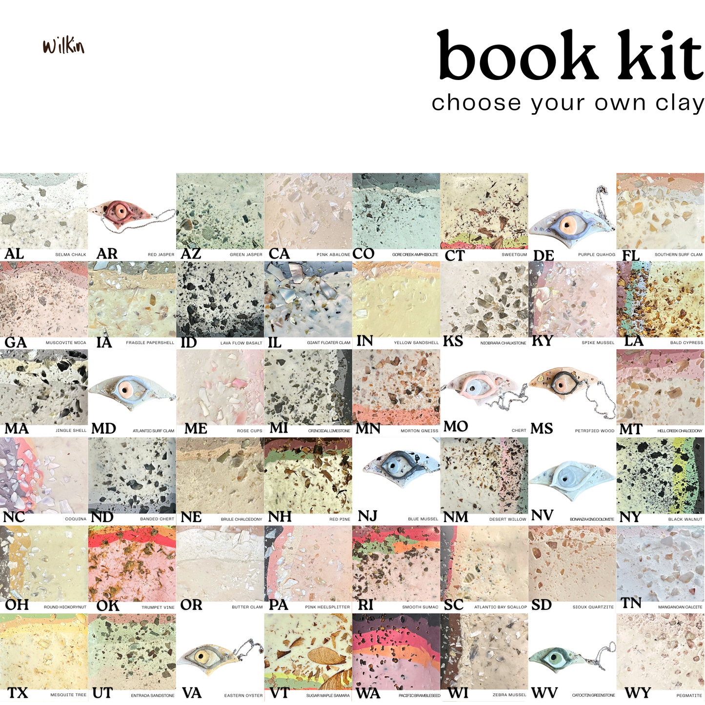 BOOK KIT - choose your clay