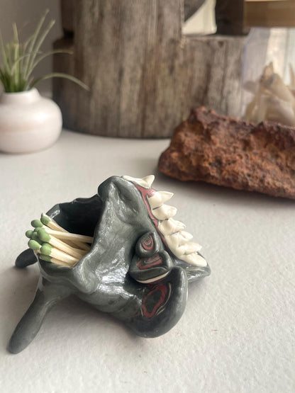 Monster Match Holder: Trinket Dish with Striker
