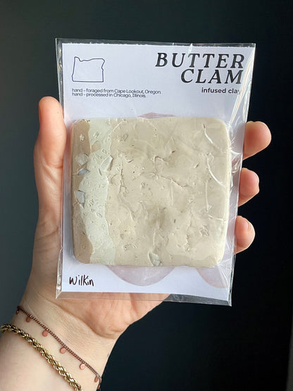 butter clam infused clay