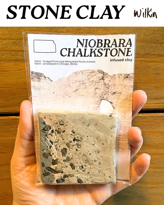 niobrara chalkstone infused clay